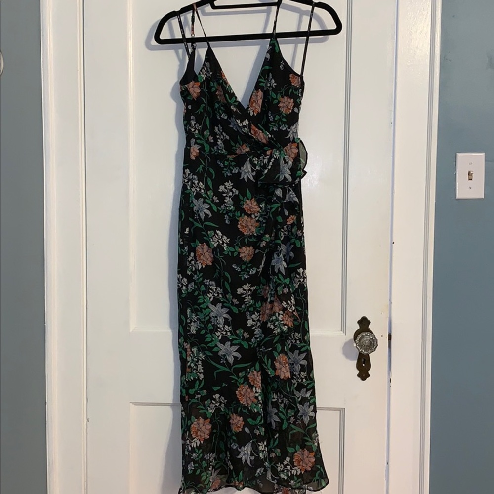 Bardot size 2 black floral dress new with tags